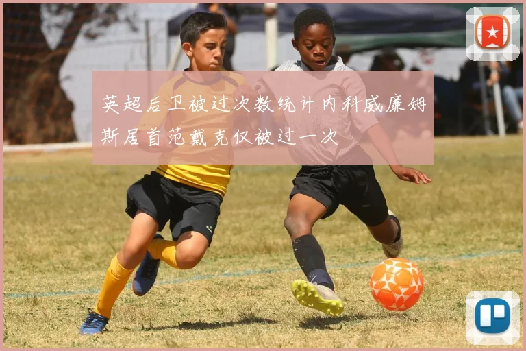 英超后卫被过次数统计内科威廉姆斯居首范戴克仅被过一次